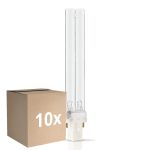 Monipakkaus 10x Philips PL-S 7W - UV-C | 2-Nastaa