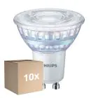 Monipakkaus 10x Philips MASTER Value LED Kohdevalaisin GU10 PAR16 5.5W 575lm 36D - 930 Lämmin Valkoinen | Paras Värintoisto - Himmennettävä - Korvaa 80W